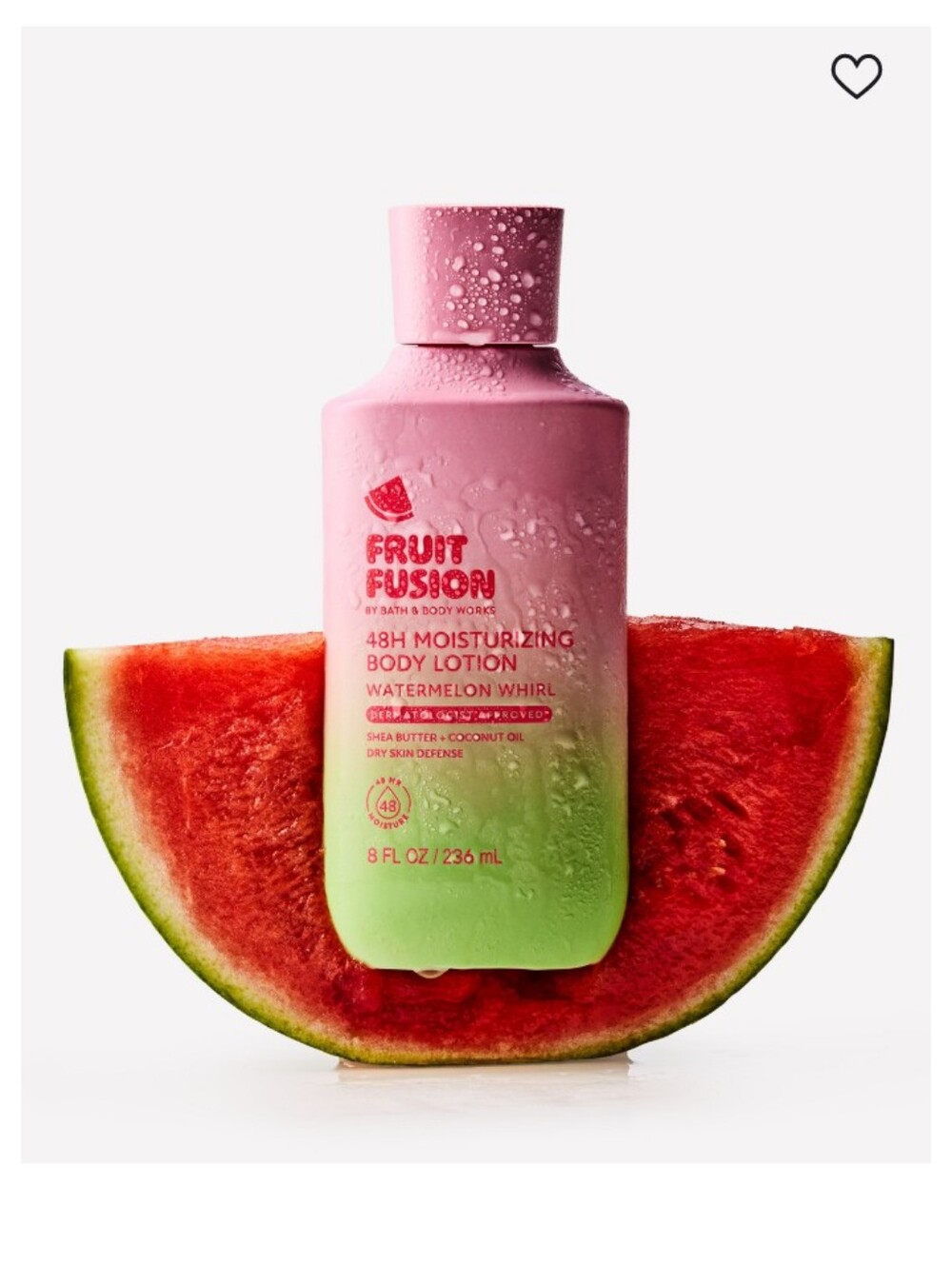 🍉Bath & Body Works Fruit Fusion Watermelon Whirl Pink & Green Body Lotion🍉